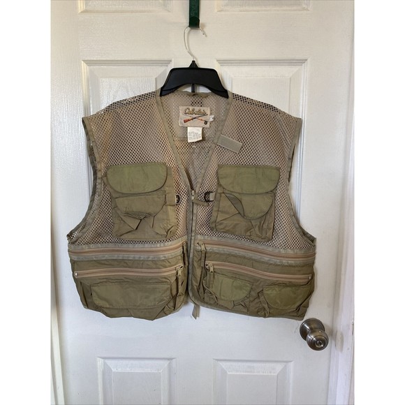 Vintage Cabelas Mens XLarge Fly fishing Vest In Really Good Condition - Picture 1 of 6